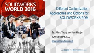 Different Customization Approaches & Options for SolidWorks PDM