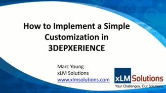 Implement Simple Customization in 3DEXPERIENCE